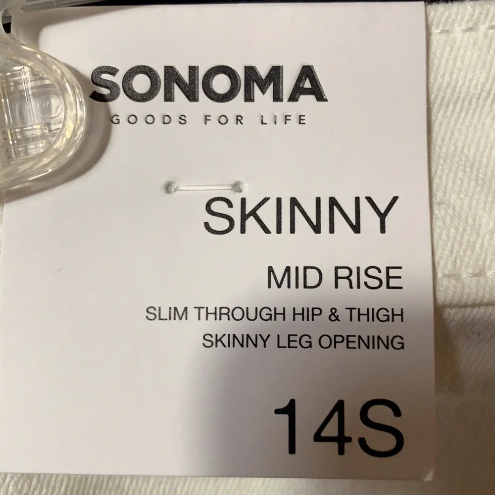 New with tags White denim slacks. - Picture 4 of 7